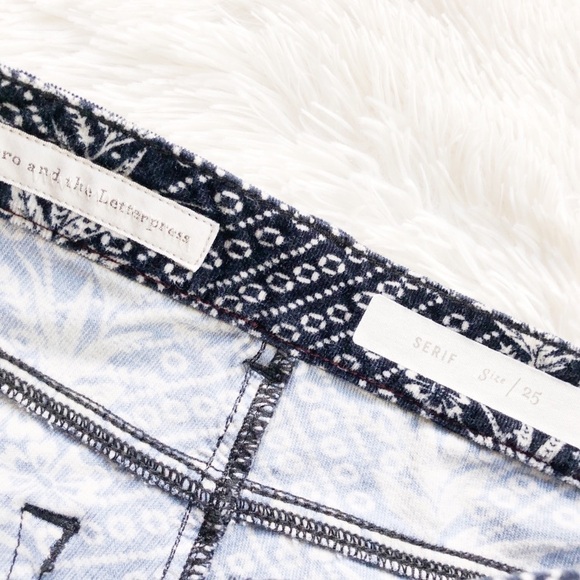 Pilcro and the Letterpress Skinny pants sz25 - Picture 4 of 8